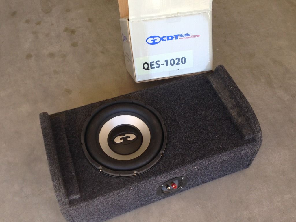 CDT QES1020 subwoofer PLUS Ridgeline Box Honda Ridgeline Owners Club